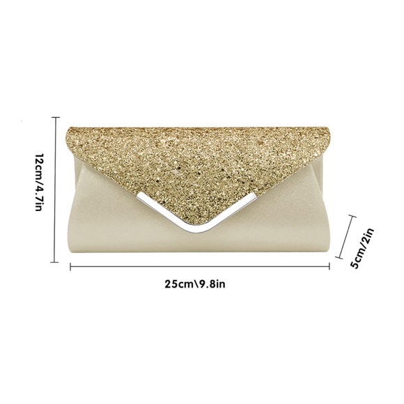 Gold Evening Clutch Purse - Picture 3 of 6